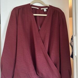 Scotch & Soda Deep Red Women's Blouse